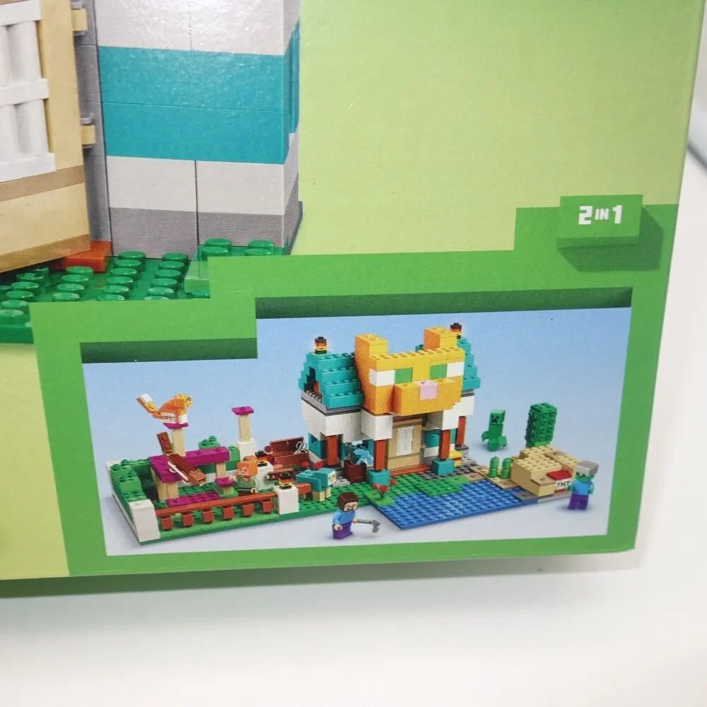 NEW LEGO Minecraft The Crafting Box 4.0 21249 Fortress Cat House Factory Sealed - Picture 4 of 9